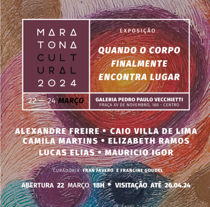 Exposição Galeria Pedro Paulo Vicchietti | Maratona Cultural 2024
