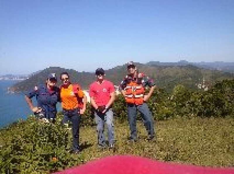 Prova de Revezamento: Defesa Civil estava presente