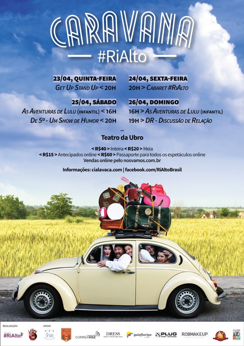 Caravana de humor ocupa Teatro da Ubro