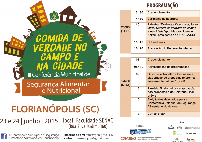 Evento discute segurança alimentar e nutricional