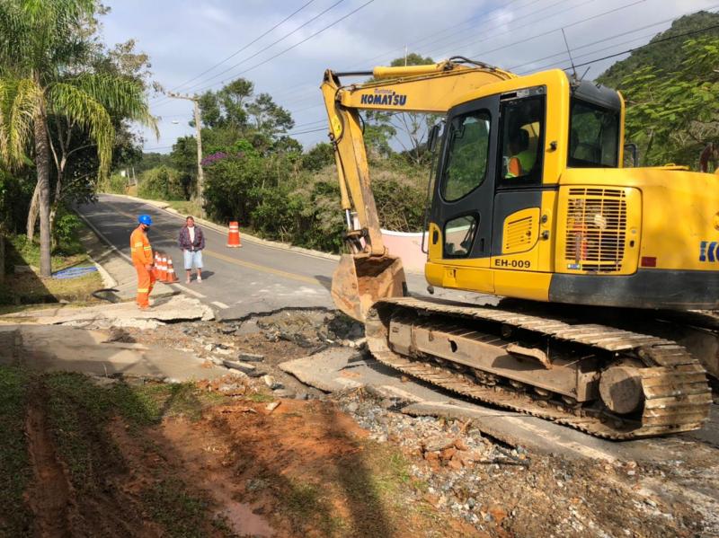 Segunda-feira de recuperação dos danos causados pelas fortes chuvas