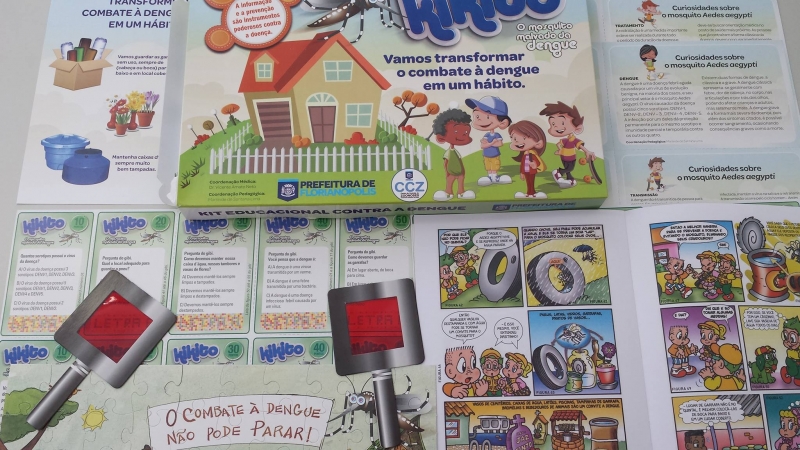 Saúde leva prevenção à dengue às escolas