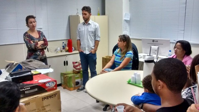 Assistência Social recebe a visita de famílias