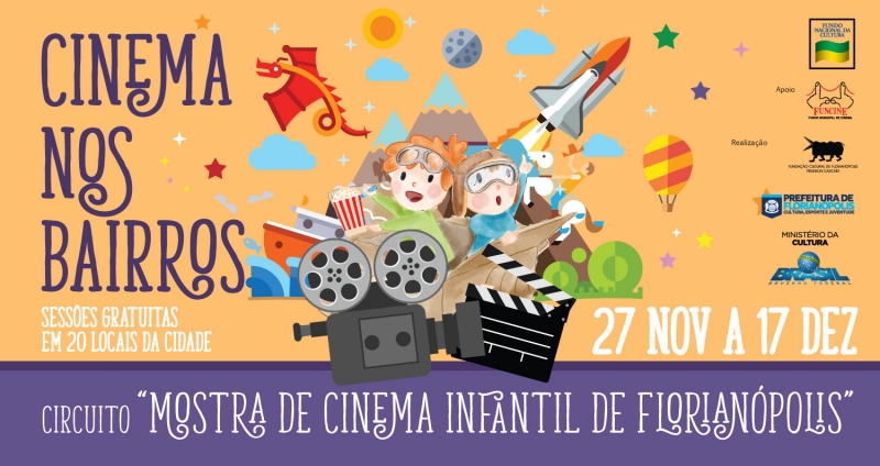 Projeto Cinema nos Bairros vai levar filmes a comunidades da Capital