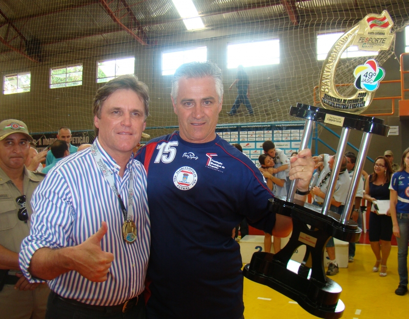 A conquista dos Jogos Abertos em Chapecó