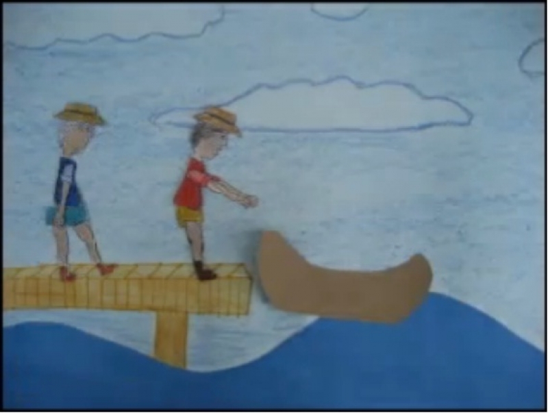 Alunos de escola da Capital criam desenhos animados utilizando técnica slow motion