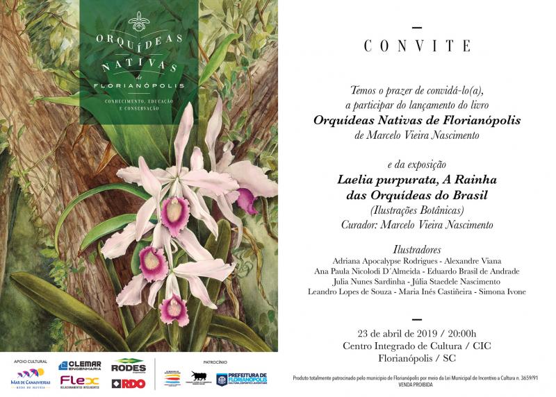 Livro Orquídeas nativas de Florianópolis é lançado na capital 