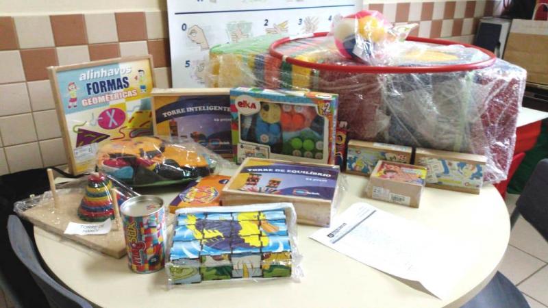 2,5 milhões investidos em jogos e brinquedos para creches e escolas