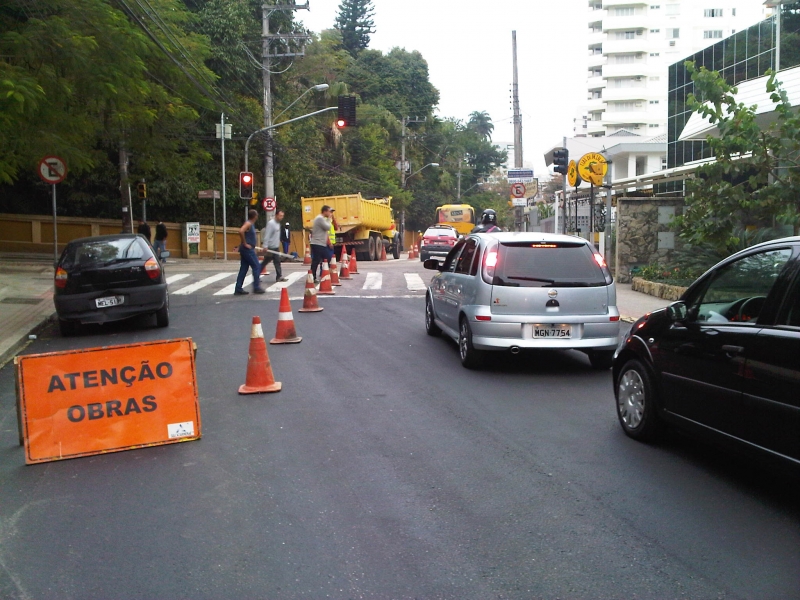 Prefeitura prossegue com obras na Trompowsky