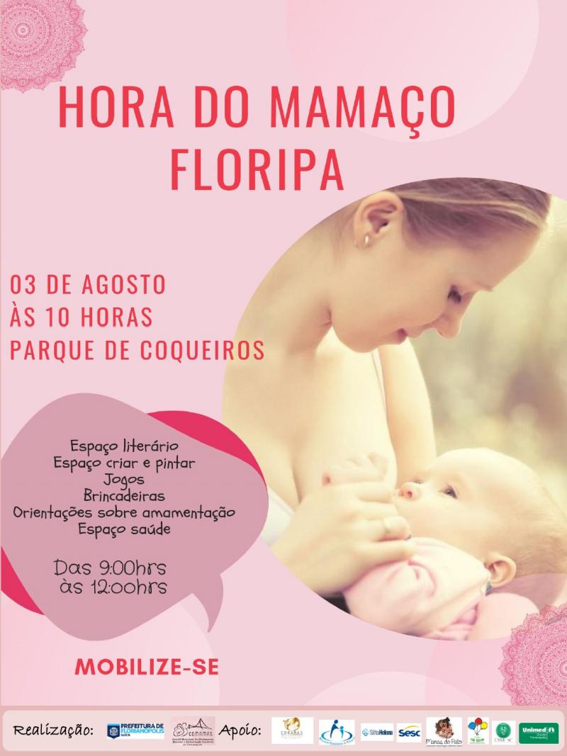 SMS de Florianópolis promove o movimento Agosto Dourado 