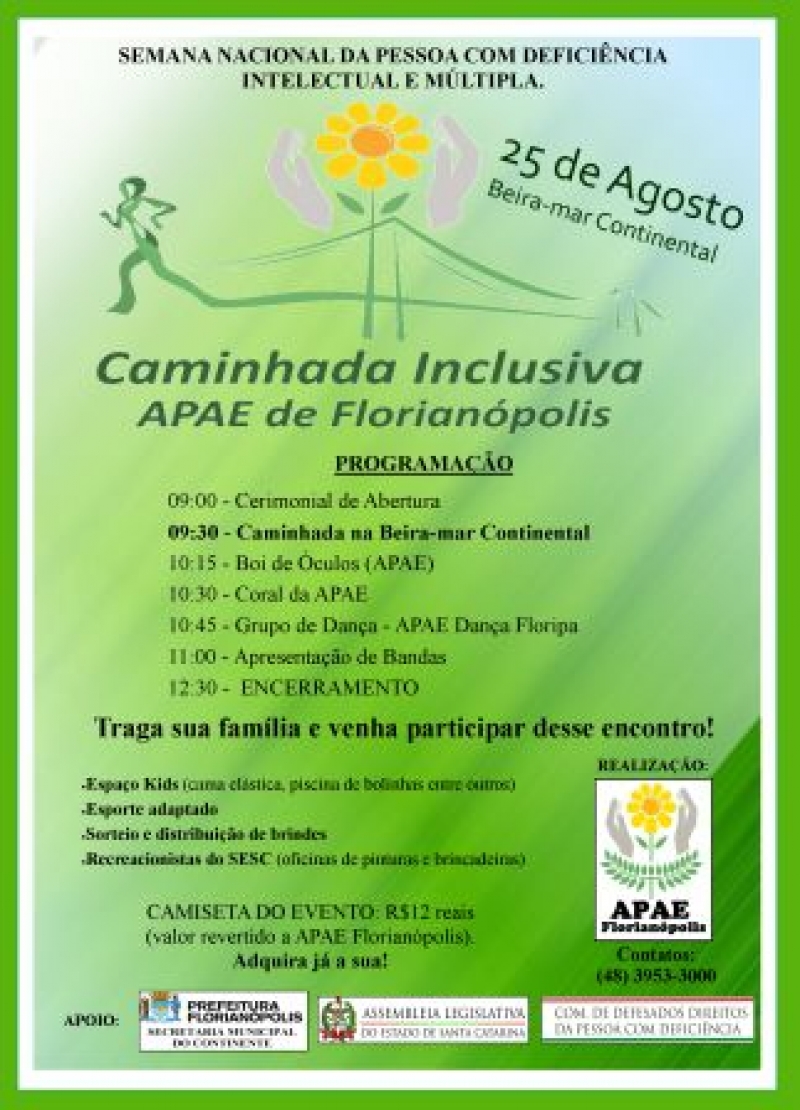 APAE realiza Caminhada pela Inclusão   