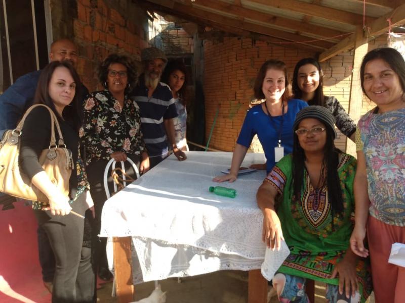 Visita a comunidade Quilombola Vidal Martins. 