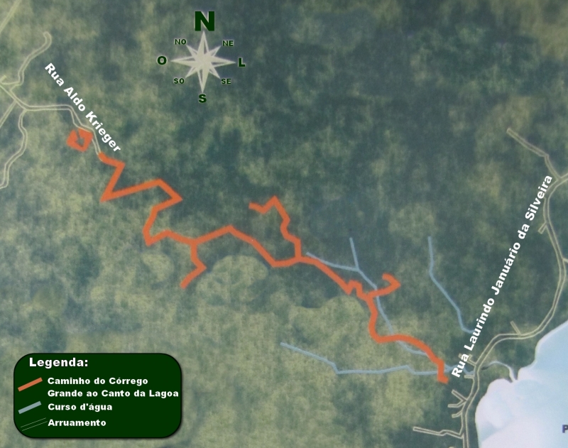 Trilhas e caminhos de Florianópolis: Caminho do Córrego Grande ao Canto da Lagoa