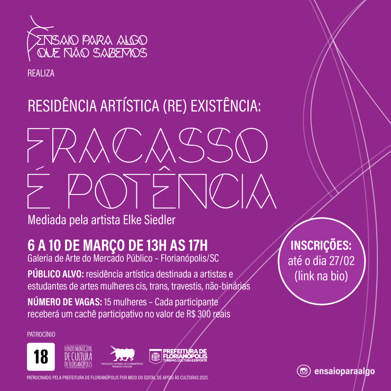 A residência artística com inscrições abertas