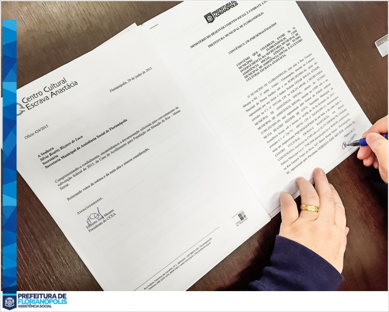 Assistência Social firma convênio para o repasse de recursos federais 