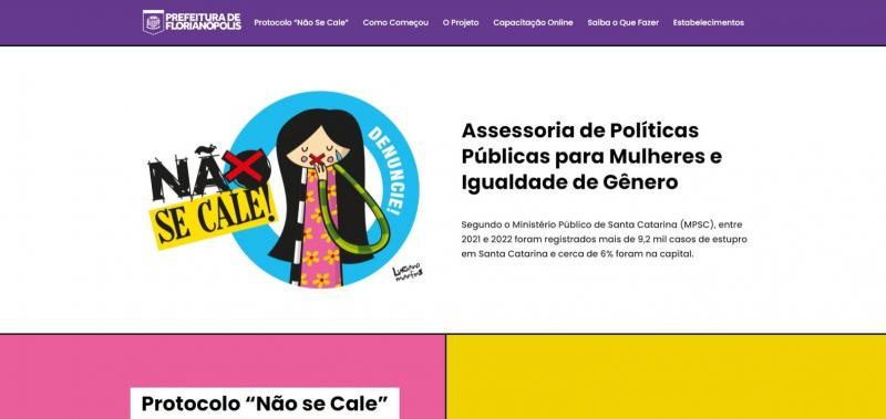PMF lança site informativo sobre o Protocolo Não se Cale