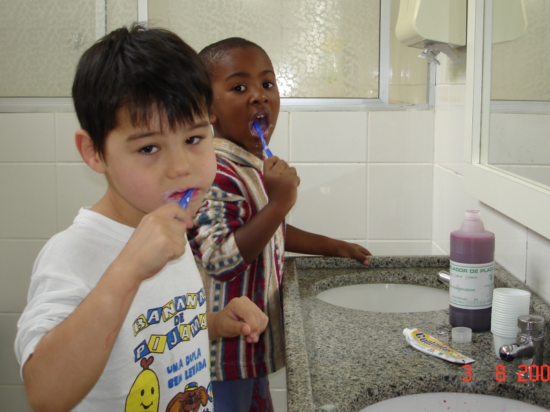Creche e centro de saúde se unem pela saúde bucal 