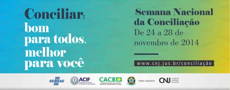 Capital participa da Semana de Conciliação