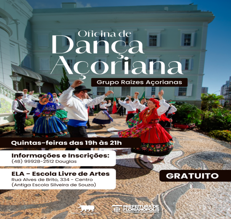 Oficina Dança Açoriana na ELA - Escola Livre de Artes