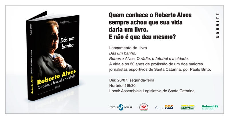 Livro registra 50 anos de carreira do jornalista Roberto Alves