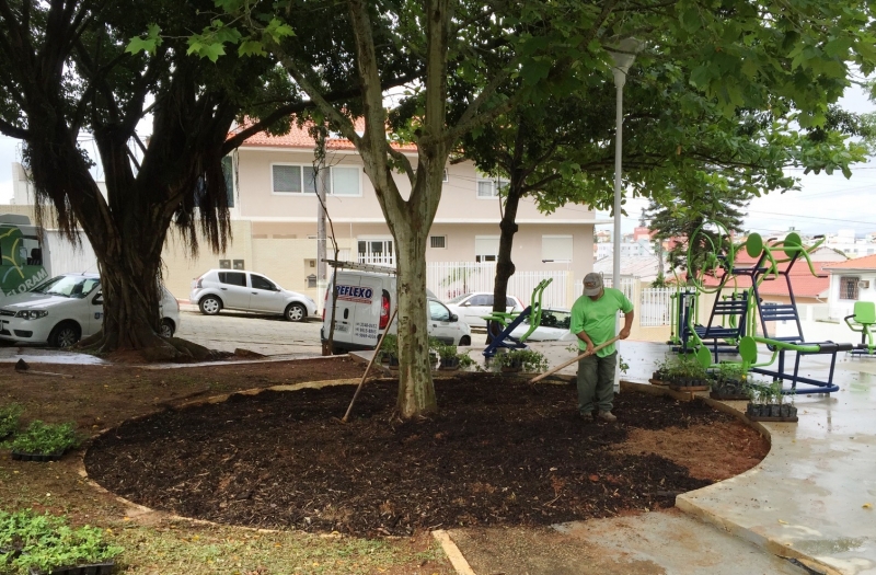 Floram revitaliza Praça no Continente