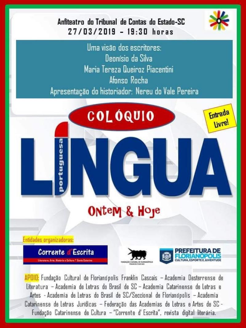 Colóquio com o tema “Língua Portuguesa Ontem & Hoje” é realizado na capital