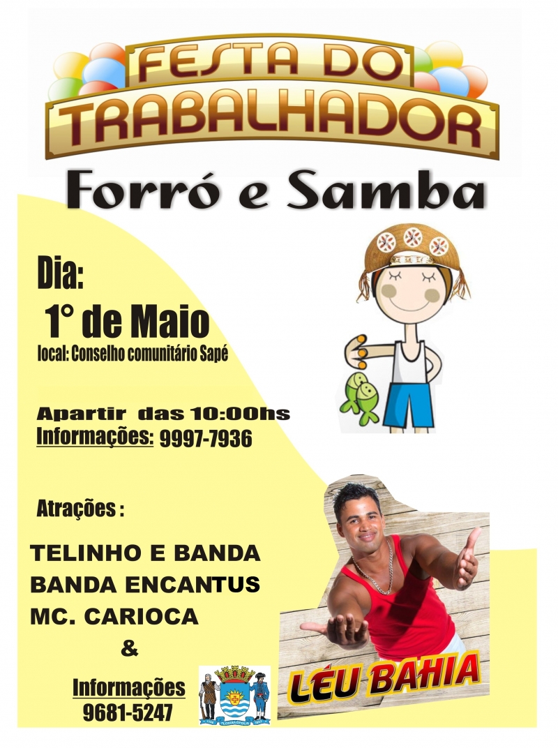 Prefeitura apoia festa em homenagem ao trabalhador