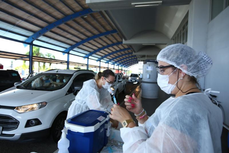 Vacinação no antigo aeroporto terá sorteio de brindes e outras atrações 