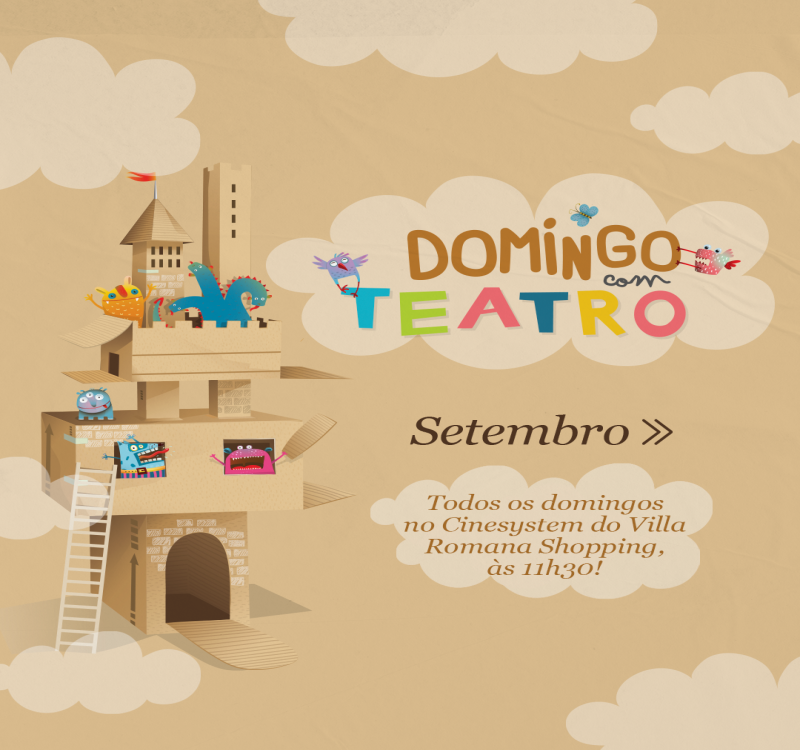 Setembro no Domingo com Teatro: música, circo e histórias para toda a família