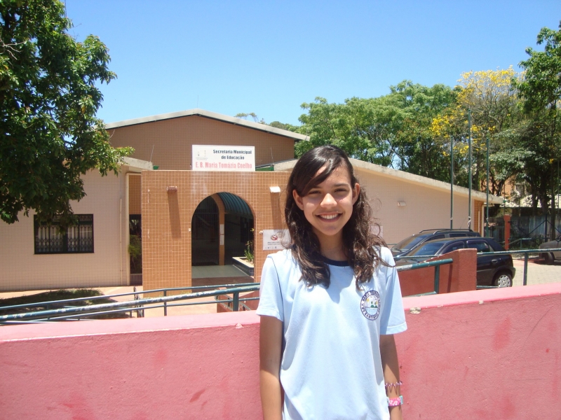 Aluna da Escola Maria Tomázia  vence concurso 
