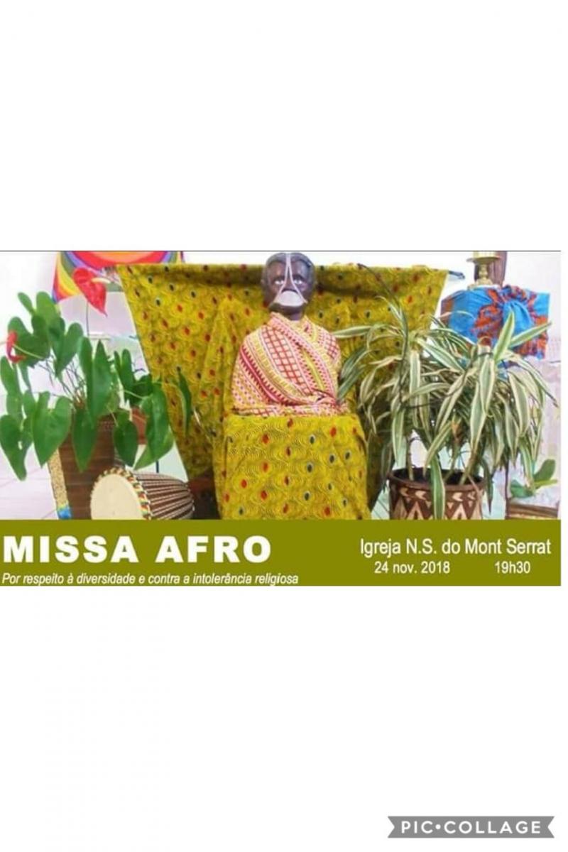 MISSA AFRO É CELEBRADA EM FLORIANÓPOLIS E PEDE O FIM DA INTOLERÂNCIA RELIGIOSA 