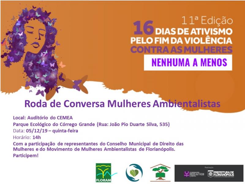 Roda de Conversa Mulheres Ambientalistas