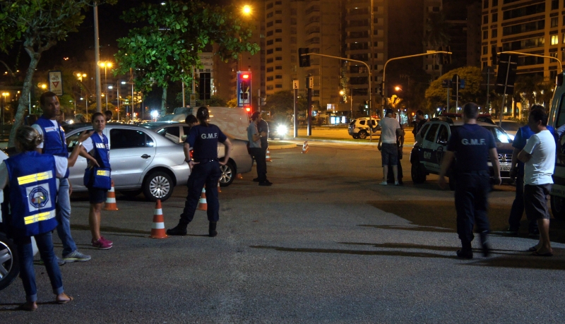 Blitz da GMF detém cinco motoristas alcoolizados