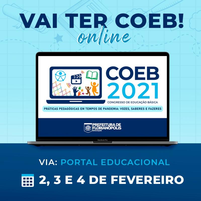 Inscrições para COEB 2021 vão iniciar na segunda-feira