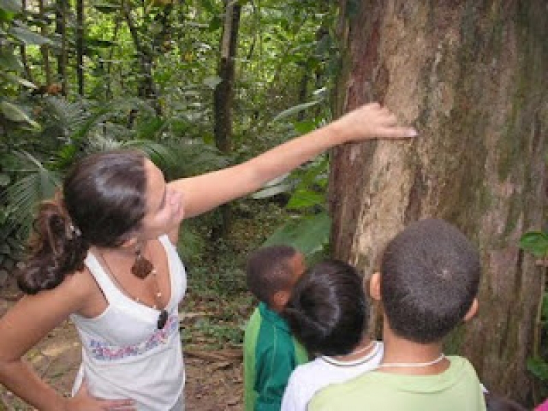 Primeira visita de Educação Ambiental do ano ao PECG foi realizada nesta sexta-feira 