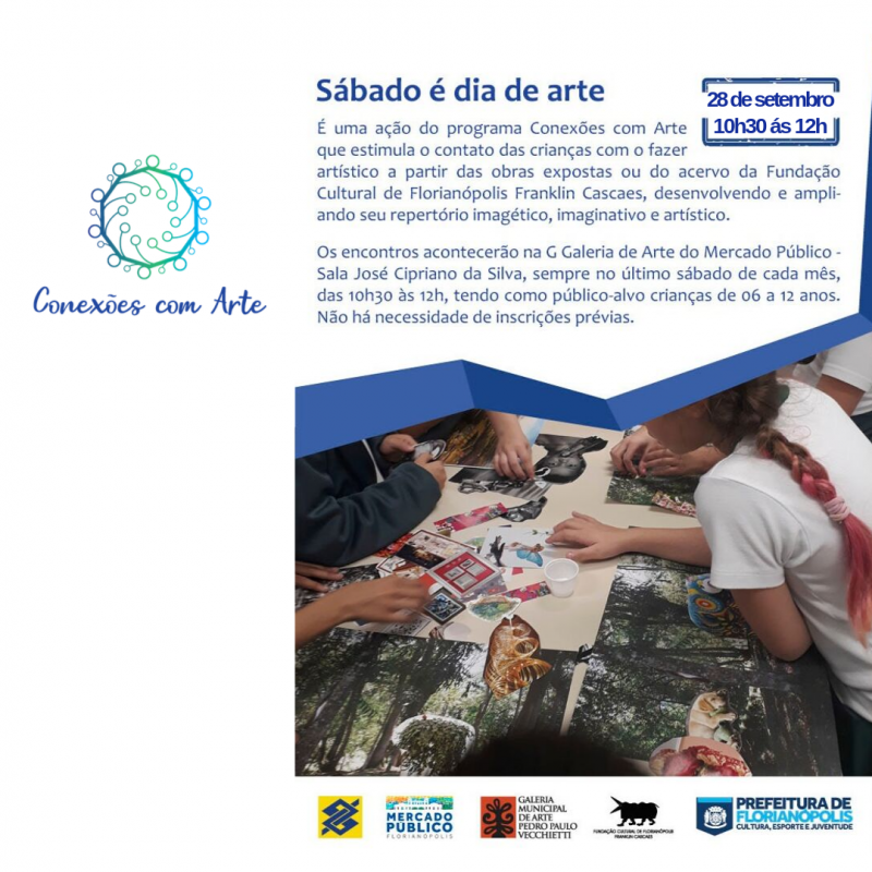 Sábado é dia de Arte na Galeria do Mercado Público