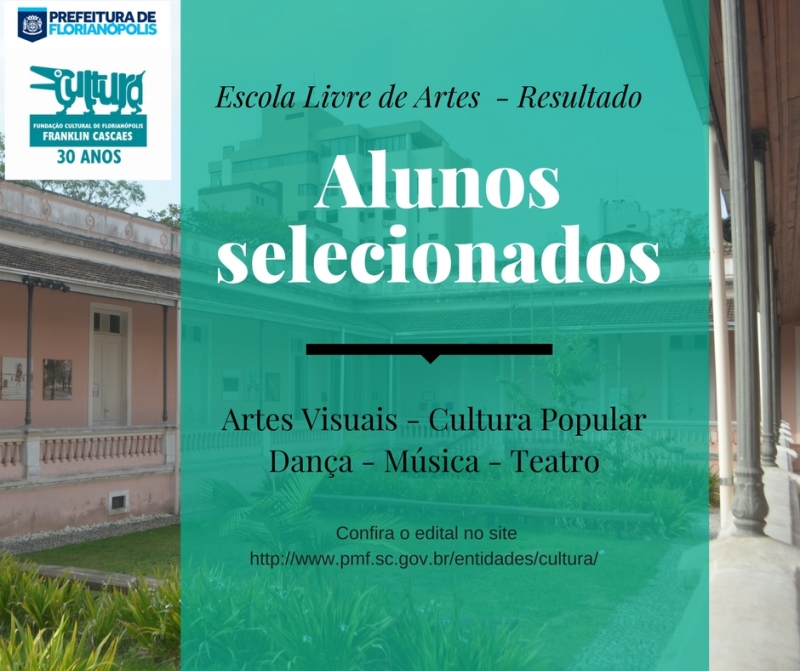 Resultado final do processo seletivo de alunos para ELA