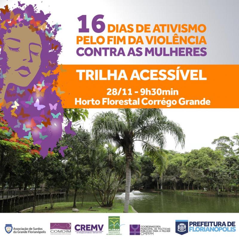 Prefeitura de Florianópolis promove trilha acessível no horto do Córrego Grande 