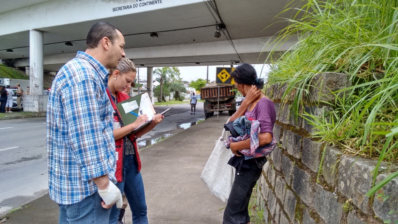 Abordagem no Continente reduz população de rua