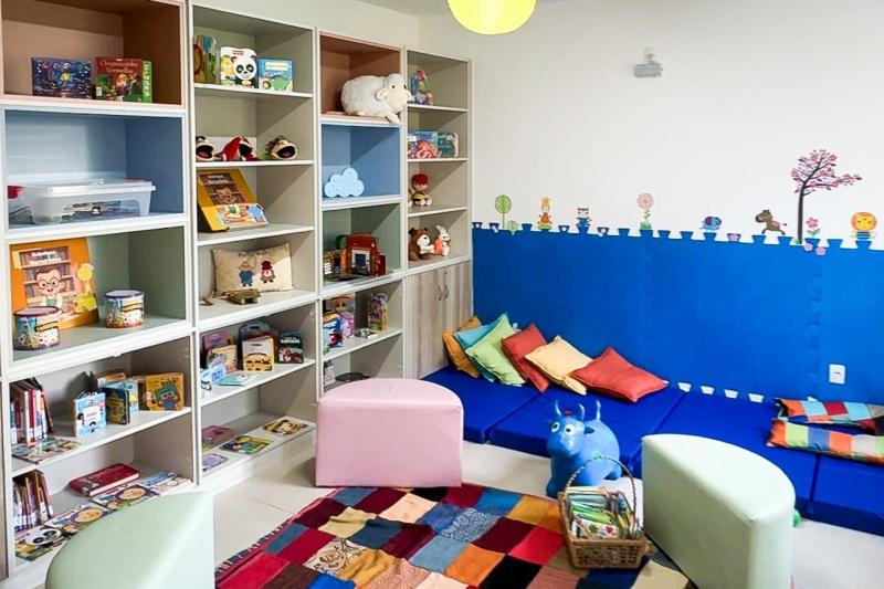 Biblioteca Municipal Professor Barreiros Filho inaugura espaço kids para crianças de 0 a 3 anos 