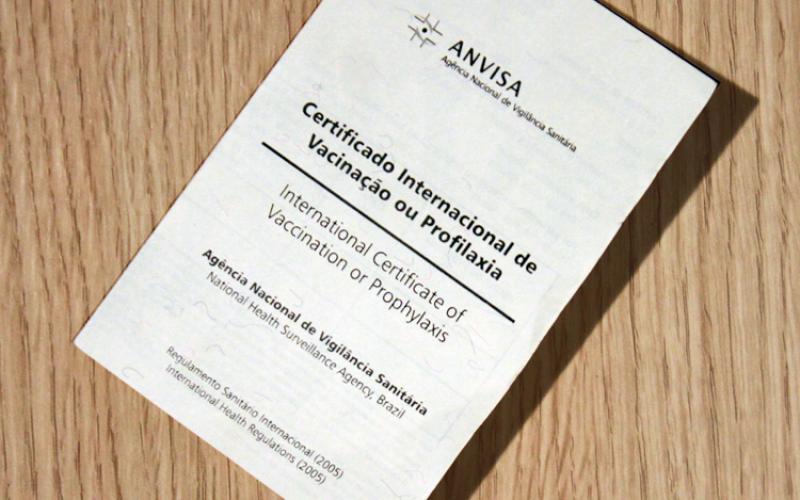 Unidades de saúde de Florianópolis emitem Certificado Internacional contra febre amarela