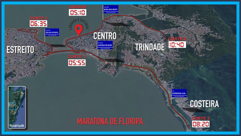 Alterações de trânsito: Florianópolis recebe a Maratona Internacional de Floripa Fibra 2025, maior evento esportivo do estado