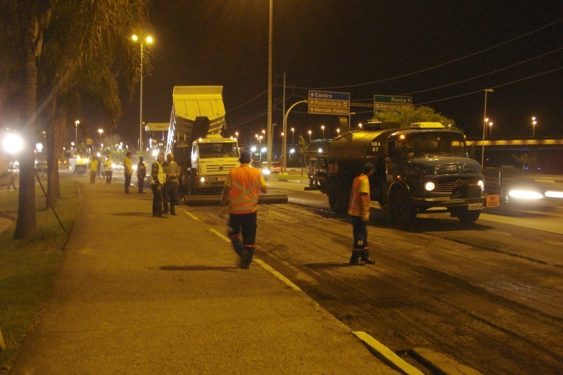 Pistas da Avenida Beira Mar Norte são recapeadas