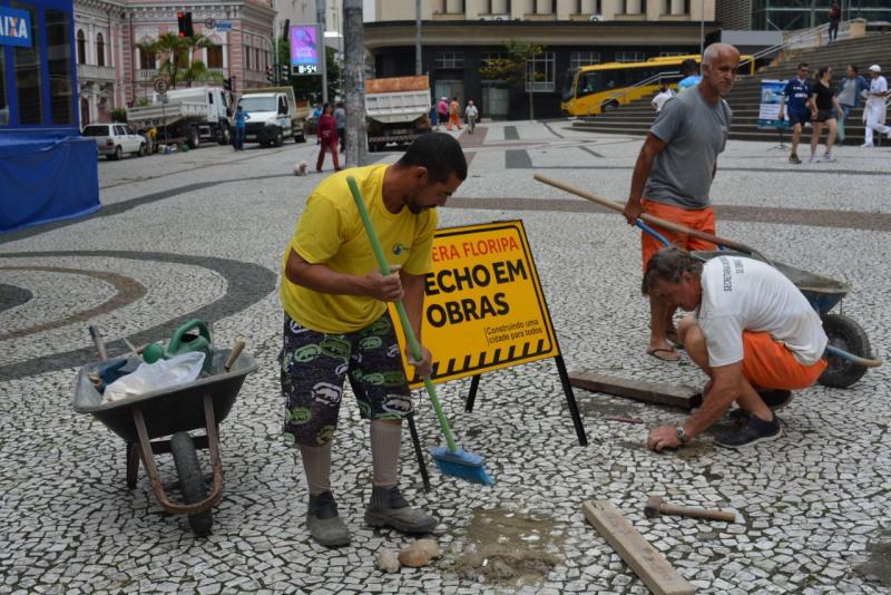 Mutirão promove melhorias em vias públicas da região Central