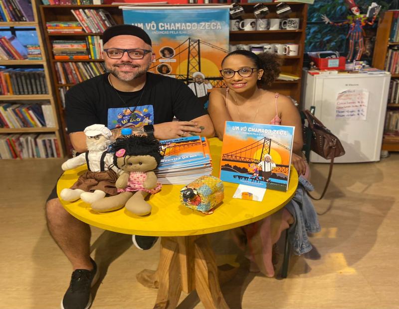 Vô Zeca, personagem da rede municipal de educação de Florianópolis, lança seu primeiro livro infantil neste fim de semana