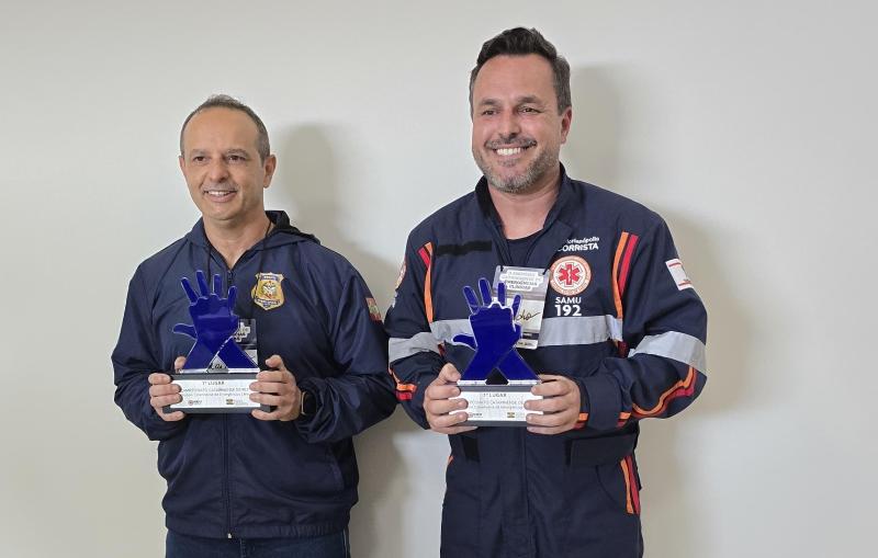 Socorrista de Florianópolis vence campeonato de Reanimação Cardiopulmonar do SAMU