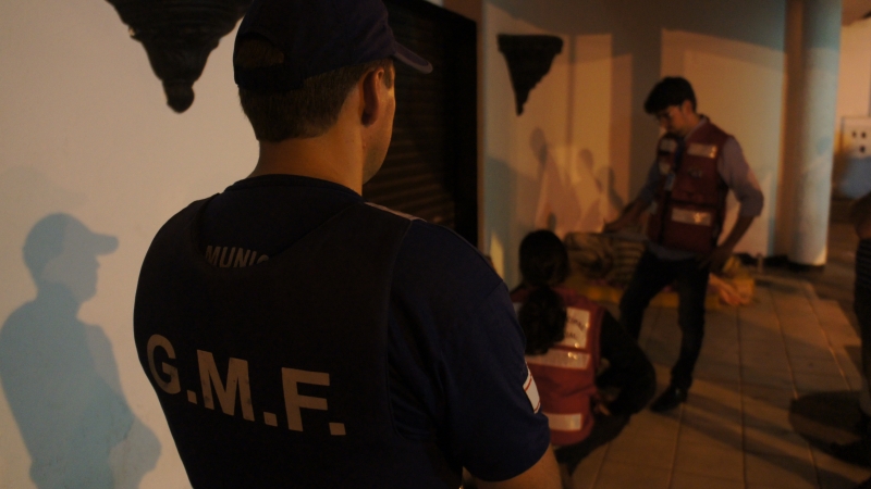 Operação aborda morador de rua no Norte da Ilha