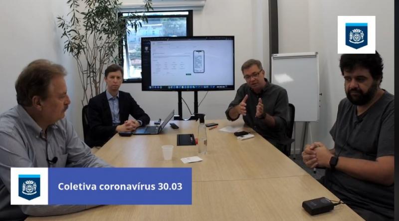 Em live no facebook, Prefeitura anuncia que irá comprar gradativamente 150 mil testes para o novo coronavírus 