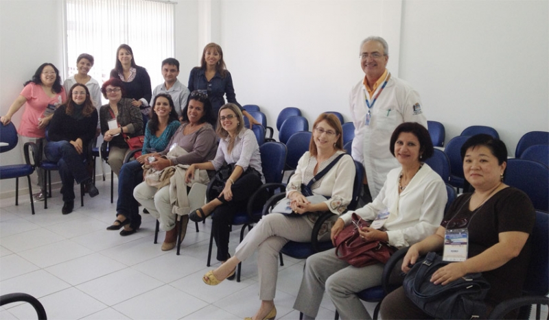 Representantes das Secretarias Municipais da Saúde do Rio e São Paulo visitam unidade de saúde da capital