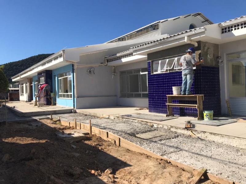 SMTAC visita as obras do Núcleo de Educação Infantil Municipal Armação